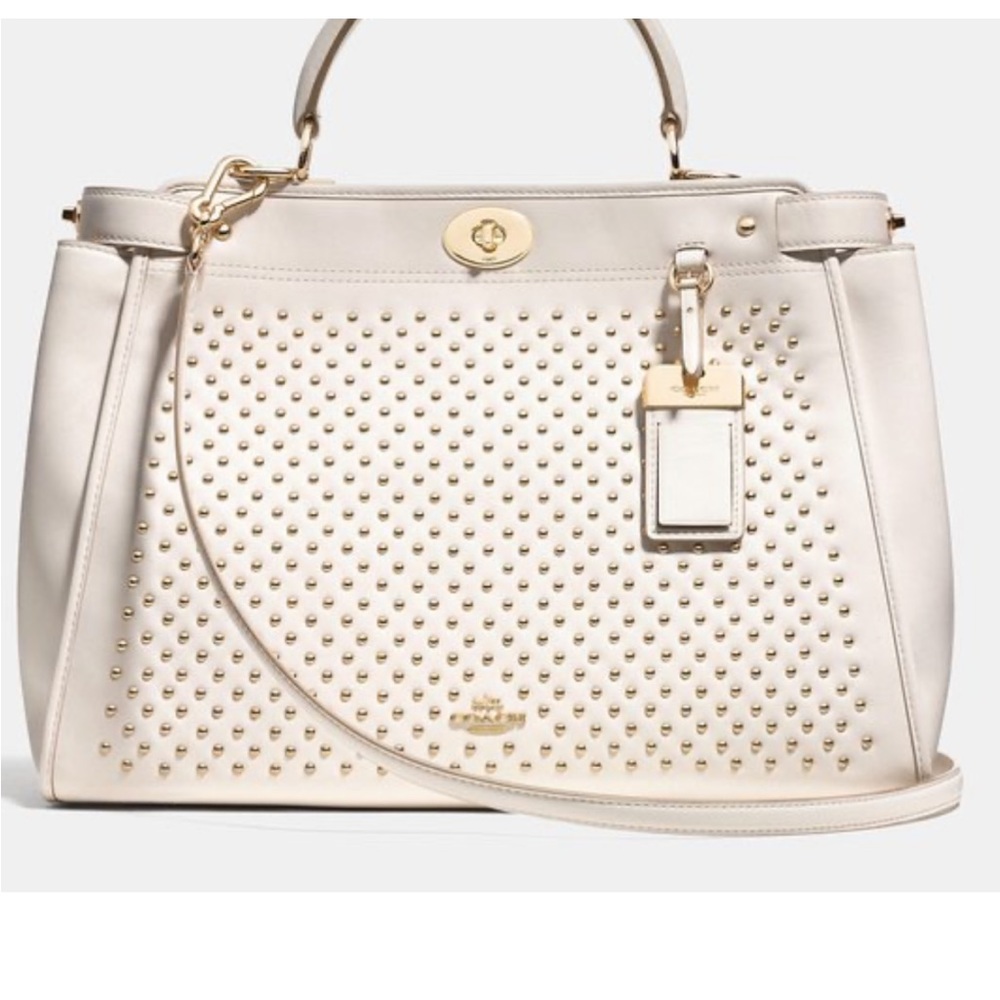 Coach stud Gramercy Satchel - Picture 7 of 11